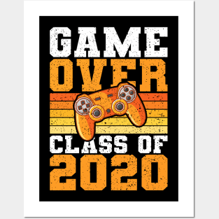 Game Over Class School Graduation 2020 Gift Posters and Art